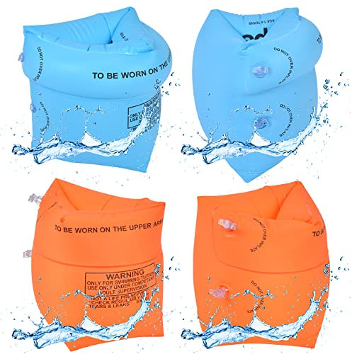 Flintronic Kinder Schwimmflügel, Aufblasbare Arm Bands, Schwimmhilfe, Sichere Armschwimmbänder für Kleinkinder, Jungen, Mädchen, Schwimmhilfe für Kinder von 3-6 Jahren