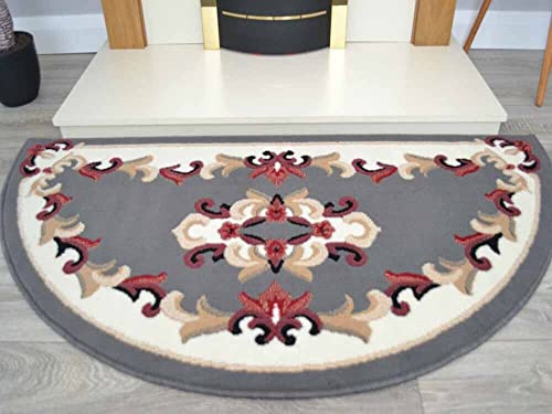 Half Circle Rug Semi Circle Rugs Round Moon Hearth Pattern Fireside Floor Mats Royal Aubusson Design