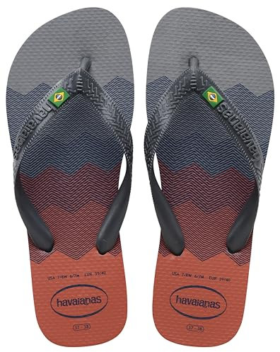 Havaianas Herren Brasil Fresh Flipflop, Steel Grey Steel Grey, 4.5/5 UK