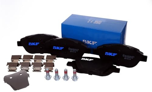 SKF Scheibenbremse Bremsbelag mit Zubehör VKBP 80098-4er Set - Position Vorderachse Höhe 77mm Länge 170mm Breite 81mm Dicke 18mm - OE Qualität