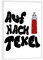 artboxONE Poster mit weißem Rahmen 18x13 cm Typografie Auf nach Texel Leuchtturm - Bild auf nach texel