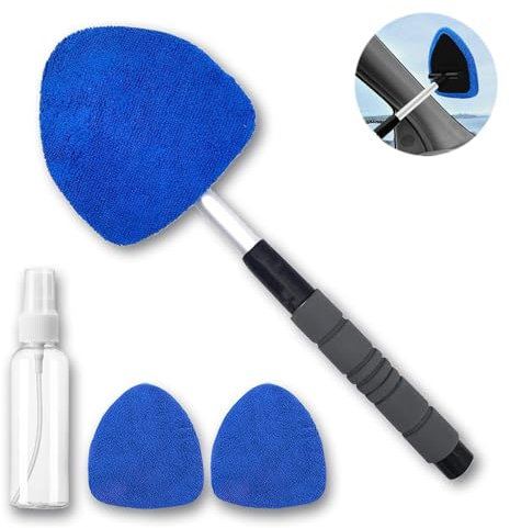 6 Piece Glass Defogging Brush Multifunctional Windscreen Cleaner Kit Car Windshield Cleaning Brush Telescopic Window Brush Car Window Cleaner Cleaning Tool Defogging And Dust Removal Tool