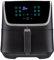 Tagars Friggitrice Ad Aria Calda XL Da 7 Litri Con Display Digitale Touch, Sistema A Riscaldamento Rapido, 12 Programmi Di Cottura, Timer, Cestello Estraibile E Potenza 1800 W