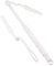 Replacement Duster Handles, Adjustable Length Removal Duty Duster Refills Handles Only Telescopic Extended Pole, Dusting Head Extendable Bendable Flexible Stick Compatible for Cleaning (White 2 Pack)