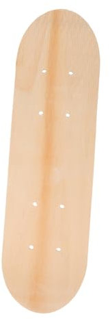 Vaguelly DIY Handbemaltes Kinder-Skateboard Skateboard-Deck-Ausschnitt Skateboard-lichtdeck Ahorn-Skateboard-Deck Unvollendetes Skateboard-Deck Kunst Teenager Spielzeug Gewöhnliche Hölzern