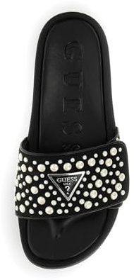 Guess FLGCAN FAB19 Sandalen, Schwarz