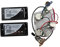 Alnico Gitarren-Tonabnehmer, klassisch, Vintage und Pro Bucker, Humbucker, E-Gitarre mit Profi-Kabelbaum, Tonabnehmer für E-Gitarre (Chrom BK)