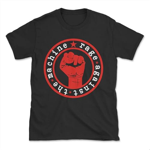 Limited Rage Against Funny The Machine Gift Tee T-Shirt Black