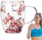 Fenytay Dried Flowers Glass Cups, Floral Fusion Double Wall Glass Cups, Flower Cup, Insulated Double Wall Glass Tea Espresso Cup, Double Wall Coffee Mug,dried Flower Double Wall Glass Mugs With Handle