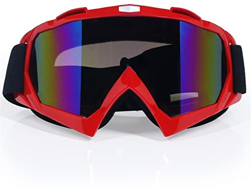 Janmobrian Motocross Brille,Motorradbrille Motocross Goggles Professionelle Dirt Bike Motorrad Brille Outdoor Out Outdoor Road Goggles Downhill Motorrad Gläser(Dh)