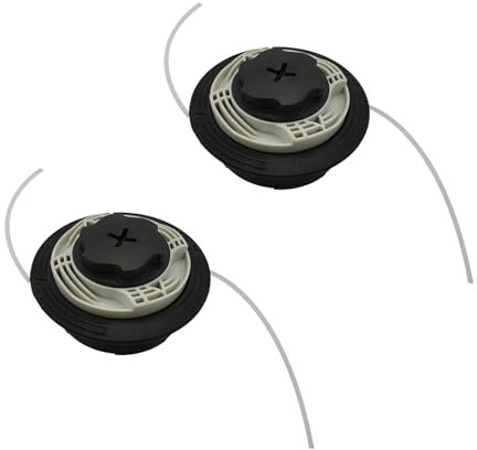 Tête de coupe-bordures compatible avec Autocut C6-2, compatible avec Stihl FSE60, FSE71, FS38, FS40, FS45, FS46, FS50 - Capacité de coupe for tondeuses à gazon(2pcs)