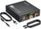 PROZOR DAC Wandler ABS Audio Adapter DAC Konverter Optisch auf Cinch 192kHz Umwandlung von Koaxial/Toslink in RCA/ 3,5 mm für Digital Audio TV Blu-Ray HD DVD