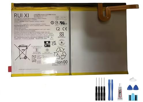RUI XI Akku kompatibel für Lenovo Yoga Pad Pro YT-K606FW 10000mAh 3,86V L20D2P33 Tablet Akku