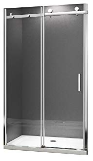 BuyLando.Shop [Typ-Viktoria] 105x195cm 8mm Nischdörr - Nischduschkabin - Skjutsystem - ESG - klart glas - variationer
