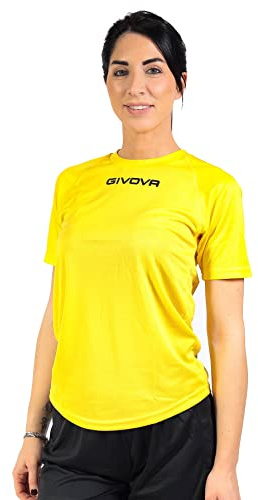 Givova Herren Hemd Eins T-shirts, Gelb, S-M EU