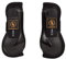BR Gamaschen Sehnenschoner Xcellence PU Neoprene Futter Klettverschlüsse (Vollblut, schwarz)