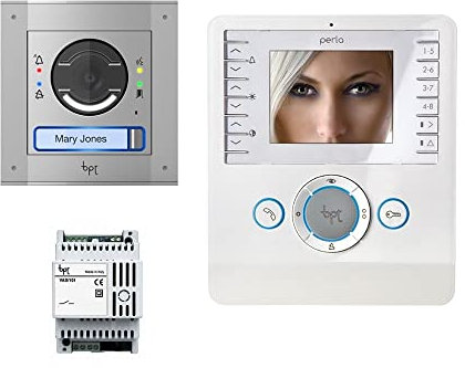 Kit videocitofono MTM-BIANCA con convertitore - CAME