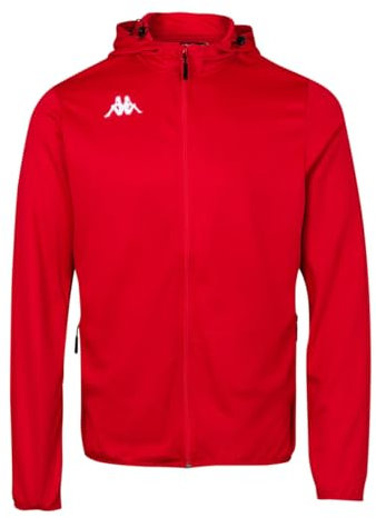 Kappa Mixte Telve Veste d entrainement, Rouge, 4XL EU