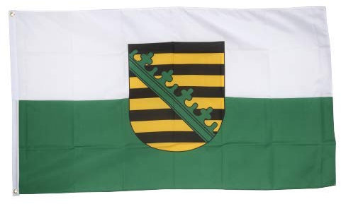 Flaggenfritze® Fahne Flagge Sachsen 60 x 90 cm Premiumqualität