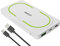 Pro User 2-in1-Powerbank 10000 mAh mit induktiver kabelloser QI Ladefunktion: futuristisches Design und kraftvolle Power, 15W, Kombination aus Ladestation und mobiler Powerbank