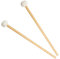 H HILABEE Percussion Sticks Schlägel Paukenschlägel Glockenspiel-Schlägel für Bass, Xylophone usw, 38,5 cm