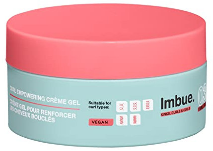 Imbue Curl Empowering Locken-Cremegel - Vegan und 'Curly Girl'-Methode freundlich, Fruchtig, weiß, 200 ml