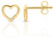 Planetys - Ohrringe Damen Herz Gelbgold 9 Karat (375/1000) und Diamanten