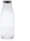 PEGANE Lot de 14 Bouteilles Fraîcheur en Verre, capacité 500 ML, 48mm,Capsules argentés stérilisables 48mm avec Flip incluses - IRIOS -