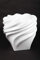 point home Blumentopf, Pflanzkübel, Pflanzgefäß aus Fiberglas, weiß, 40cm - für Innen