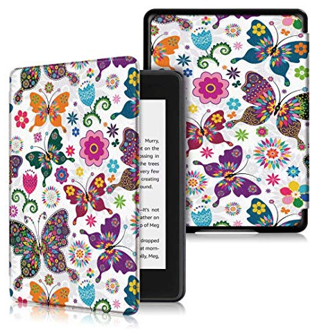 VOVIPO Custodia per Kobo Nia 6 - Custodia protettiva ultra sottile con funzione di riattivazione/sospensione automatica per Kobo Nia 6.0 pollici Ereader versione 2020-Butterfly
