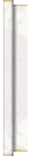 Duni 1 Dunicel® Tischdecke Royal weiß, 1,18m x 10m, 186649 Tischdeckenrolle