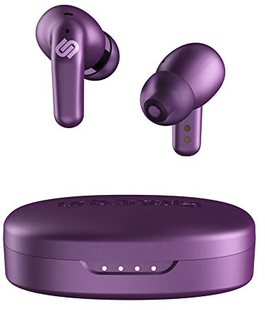 Urbanista Seoul In Ear Kopfhörer | Wireless Earbuds mit Mikrofon | 70ms Low Latency Gaming Earbuds | Dual-Mode Bluetooth Earphones | Schnelles Aufladen USB-C Kopfhörer | 32 Std. Spielzeit | Lila
