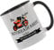 Crealuxe Kaffeetasse - Die besten Motorradfahrer heißen (Wunschname) -Spruchtasse, Bürotasse, bedruckte Keramiktasse, Tasse mit Spruch, Hochwertige Kaffeetasse (Schwarz)