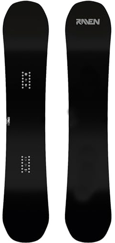 RAVEN Snowboard Pure Black (163cm Wide)