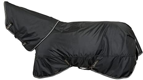 Back on Track Weidedecke Obsidian Turnout Decke mit Halsteil 150 g (125 cm)