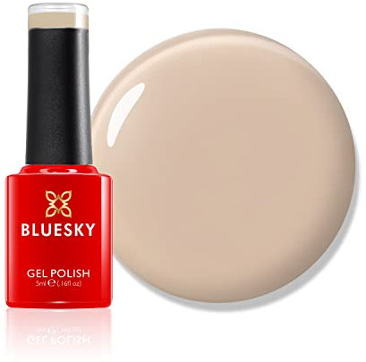 BLUESKY Gel Nail Polish, Naked Truth, SS2302, Nude, Brown, Long Lasting, Chip Resistant, 5 ml Requires Drying Under UV LED Lamp