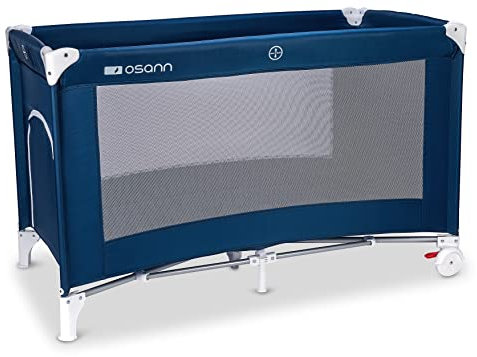 Osann Reisebett Travel, Babybett ab Geburt, Leicht, Kompakt, Faltbar, Inklusive Transporttasche - Royal Blue