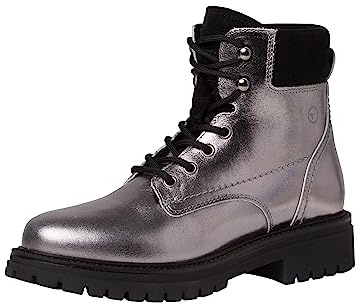 Tamaris Stiefelette Materialmix Leder/Textil schmal