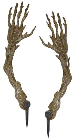 Horror-Shop Knorrige Weinstock Arme als Halloween Deko 43 cm 2 Stück