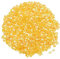 QUARKZMAN Lose Pailletten 4MM Glitzer Pailletten 3000 Stück Becher-Pailletten Stickerei-Pailletten für Schmuckherstellung Basteln Nähen, Gelb