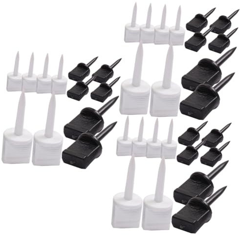 BESPORTBLE 60 Pcs Target Outdoor Nails Fixed Paper Pin Face Inflatable Camping Chair Paper Targets on Foam Gympin Nail Accessories Archery Nails Fitness Metal Major Paper Needle