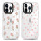 Foonary 2 Pack Clear Print Phone Case for iPhone 11 Pro Max 6.5,Silicone with Flowers Love Design Aesthetics Transparent Pattern Cases,Shockproof Bumper Protector Cover for iPhone 11 Pro Max Floral