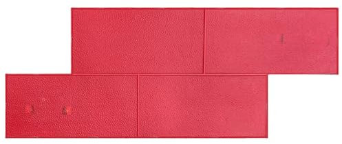 HDMOZUYT Cement Imprint Stamping Paver MoldOutdoor Concrete Stone Print Stamp Mats Cement Texturing Skin Stencil for Driveway Yard Walkway Ground Ornaments (Color : Large)