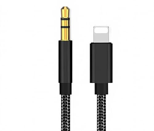 LBSC Cavo AUX per telefono. Cavo AUX da 1,8 m, compatibile con telefono 14/14 Pro/14Pro Max/13/13 Pro/12/12 Pro/11 Pro/11/Xs/XR/X/8/7