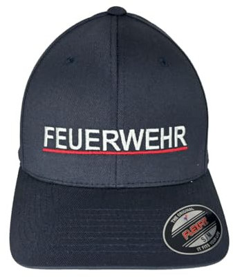 Retter.Shop Cap Rettungsdienst Basecap (Navy/Weiß, S/M) – Professionelle Baseballkappe für Rettungsdienstmitarbeiter – Atmungsaktiv und Verstellbar