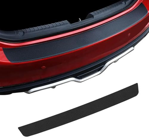 SHILONGBAIHUO Ladekantenschutz Kofferraum für Ford Mondeo Turnier 5 (V) I 2014-2022, Ladekantenschutz Auto Stoßstangenschutz Lackschutzfolie Carbon Folie