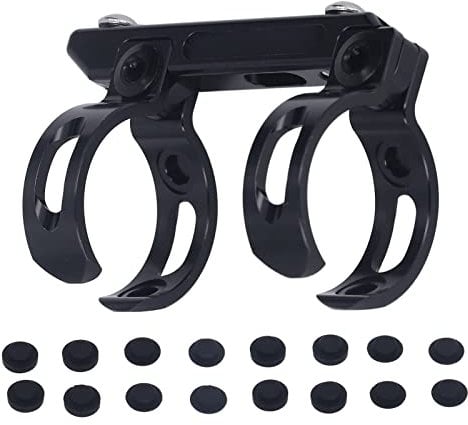 Bike Seatpost Kettle Holder Mount Aluminum Alloy Folding Bike Water Bottle Cage Adapter for Birdy DAHON Black
