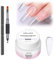 Gel Extension Nail Kit - 30ML Clear Builder Gel - Base Strengthening Non-stick Nail gel Builder - nail Etension Kit for Nails Strengthen Salon Manicure