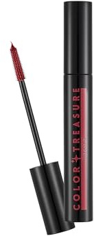 Flormar Color Treasure Mascara 002 Ruby – Mascara volumizzante colorato, altamente pigmentato, con scovolino in silicone flessibile, modulabile