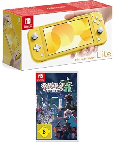 Nintendo Switch Lite, Standard, Gelb+Pokémon-Legenden: Z-A Switch